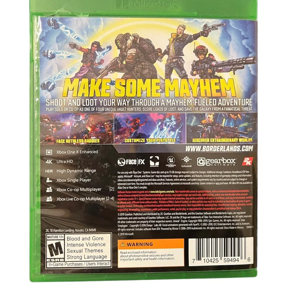 Borderlands 3 Xbox Video Game